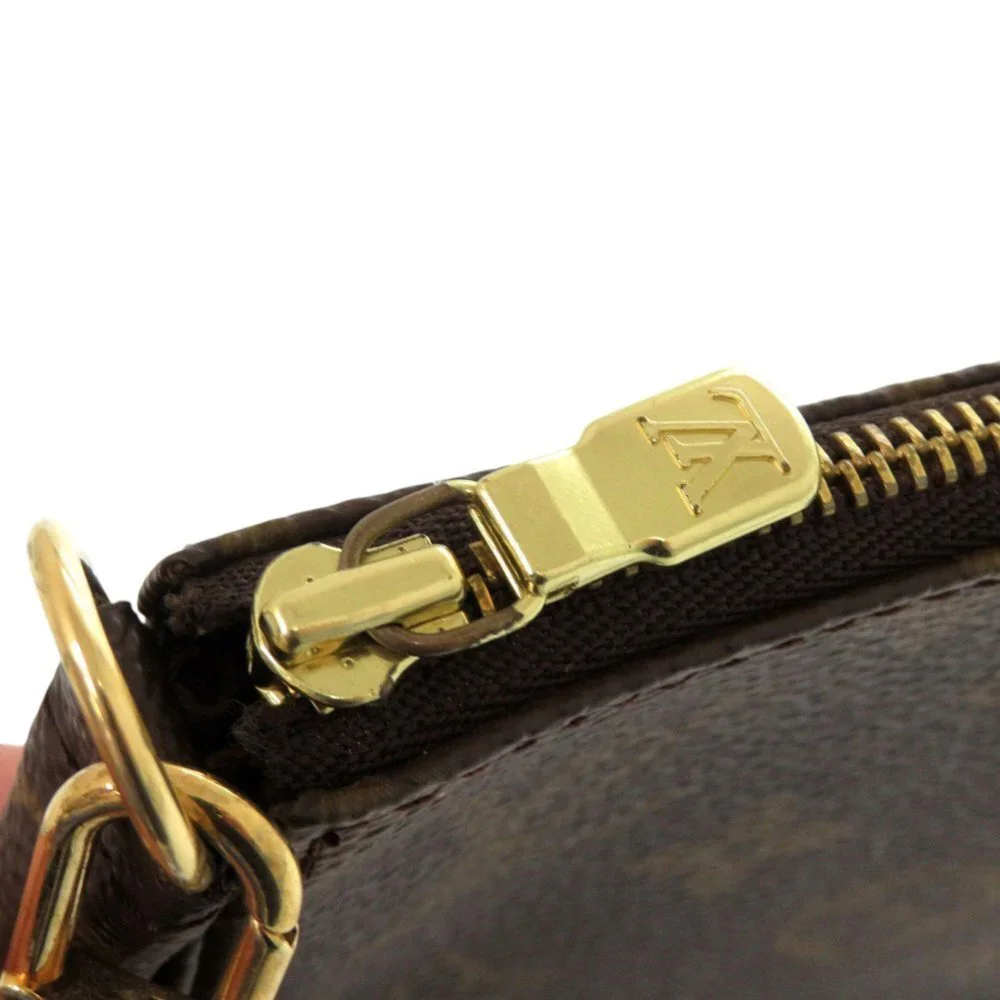 LOUIS VUITTON Brown Monogram Pochette Pouch - Picture 5 of 8